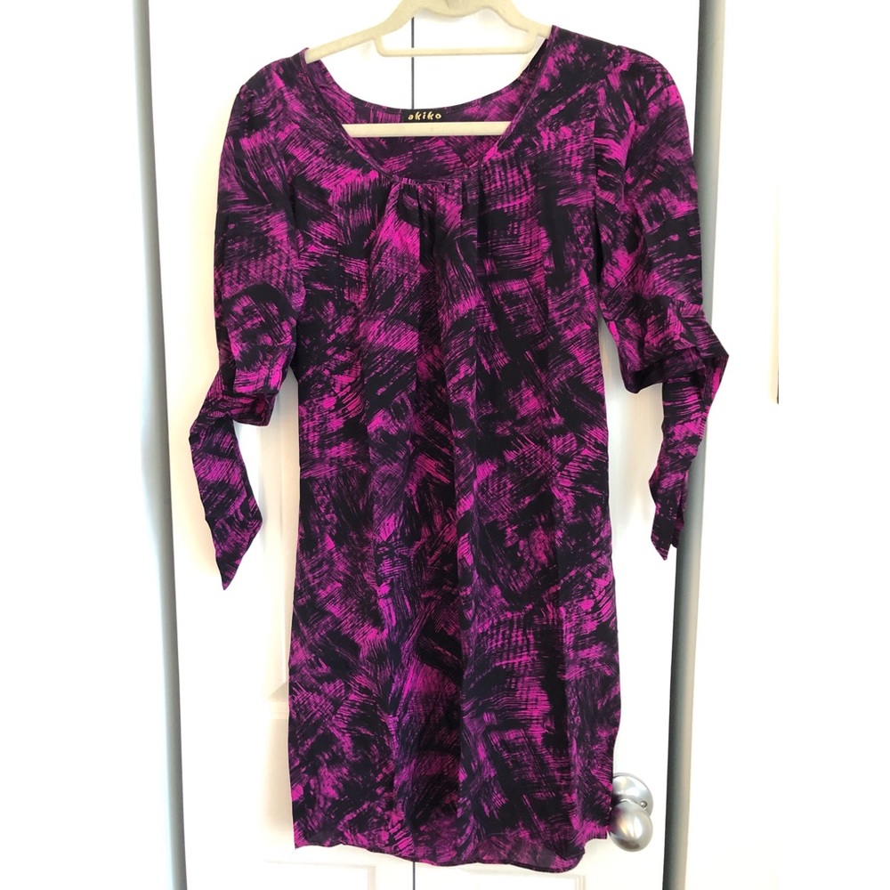 Akiko mixed pattern dress